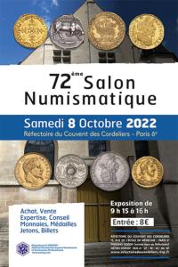 72ème salon numismatique du SNENNP à Paris