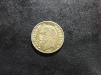 Napoléon III tête laurée - 50 centimes argent - 1868 A - Paris