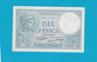 Billet 10 Francs Minerve - 26-05-1932