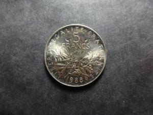Semeuse - 5 Francs nickel - 1988