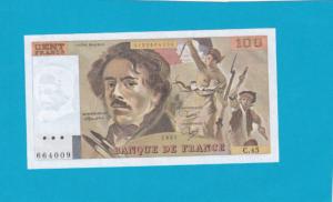 Billet 100 Francs Delacroix - 1981