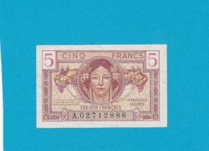 Billet 5 Francs Trésor Français - 1947