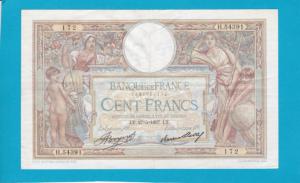 Billet 100 Francs Luc Olivier Merson - 27-05-1937