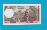 Billet 10 francs Voltaire - 04-02-1965