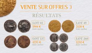 Vente sur Offres 3 : les rsultats