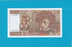 Billet 10 Francs Berlioz 01-08-1974