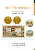 Vente sur Offres 4 : Clôture des ordres Mardi - Mail Bid Sale 4 : End of the sale Tuesday