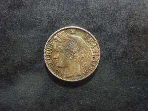 Cérès - 1 Franc argent - 1894 A - Paris