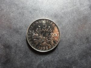 Semeuse - 5 Francs nickel - 1998