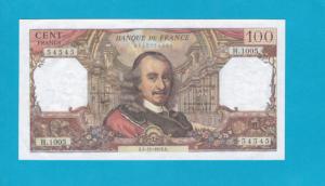 Billet 100 Francs Corneille 04-11-1976