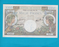 Billet 1000 francs Commerce et Industrie - 13-07-1944