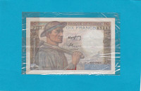 Billet 10 Francs Mineur - 30-06-1949 - publicité Taverne Alsacienne