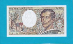 Billet 200 Francs Montesquieu - 1990