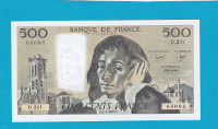 Billet 500 Francs Pascal 03-04-1985