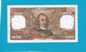 Billet 100 Francs Corneille - 02-05-1968