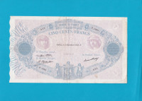 Billet 500 Francs Bleu et Rose - 03 novembre 1932