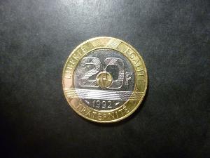 20 francs Mont Saint-Michel 1992