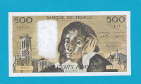 Billet 500 Francs Pascal 02-01-1969