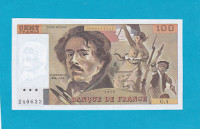 Billet 100 Francs Delacroix hachuré - 1978