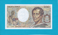 Billet 200 Francs Montesquieu - 1989