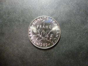 1 franc Semeuse 1989