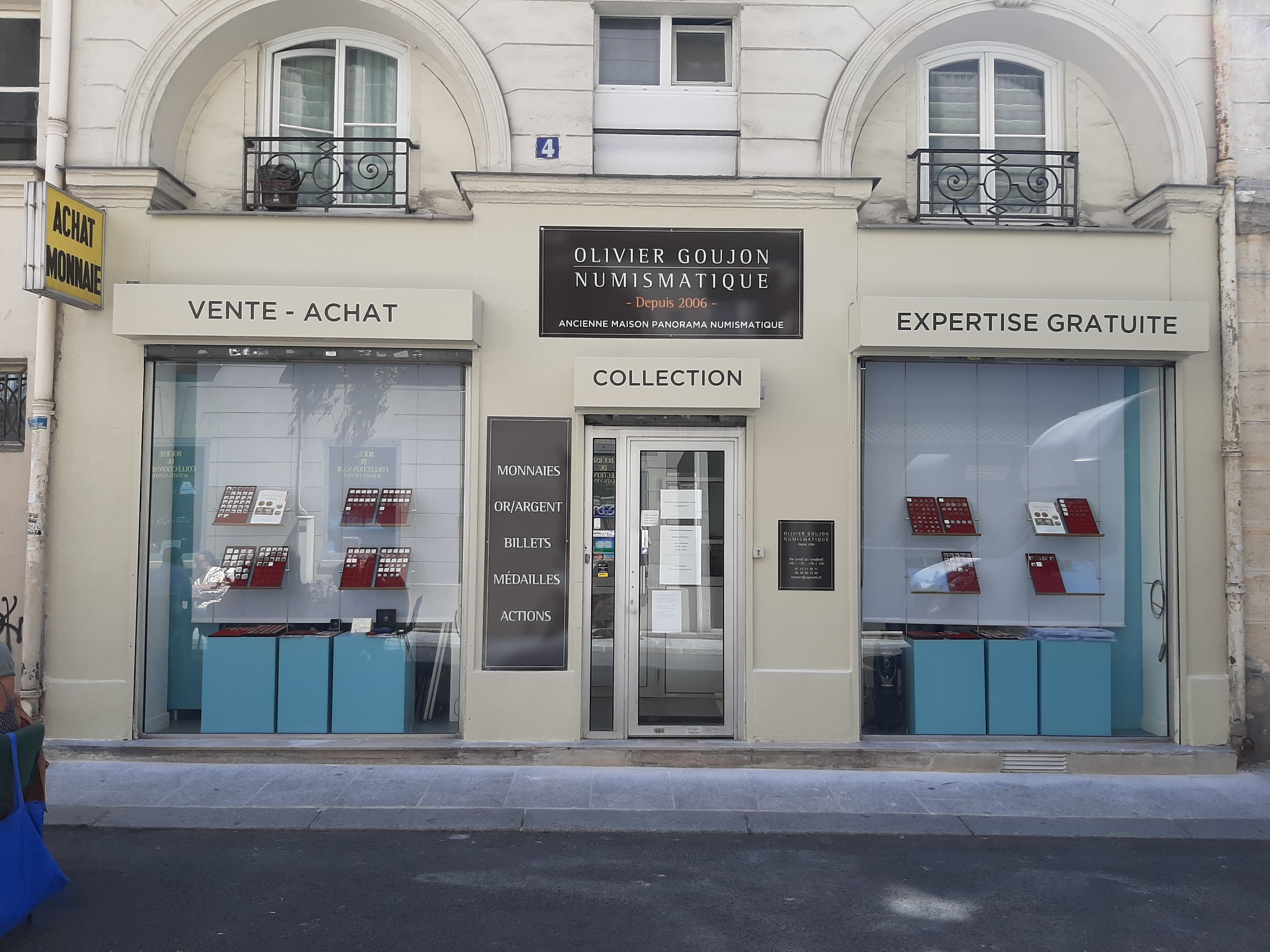 boutique numismatique paris olivier goujon