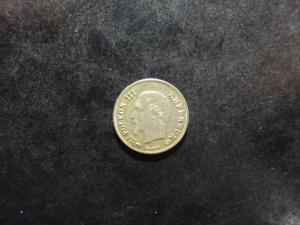 Napoléon III tête nue - 20 centimes - 1860 A - Paris