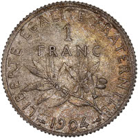 Semeuse - 1 franc 1904