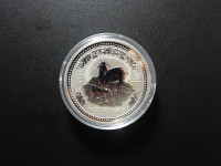 Australie - Lunar I - Année de la chèvre - 1 once argent - 2003