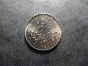 Semeuse - 5 Francs nickel - 1983