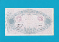 Billet 500 Francs Bleu et Rose - 16 juillet 1936