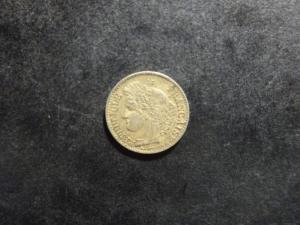 Cérès - 20 centimes argent - 1850 A - Paris - oreille recourbée
